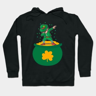 St Patricks Day Dabbing Leprechaun Hoodie